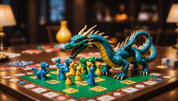 Le dragon du jeu : de nombreux jeux de société pour vous divertir